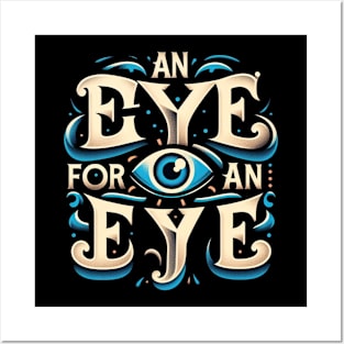 An eye for an eye Posters and Art